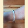 Bracelet "minéral fin" pierre de lune