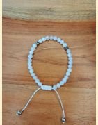 Bracelet "minéral fin" pierre de lune