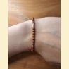 Bracelet "minéral fin" jaspe rouge