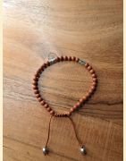 Bracelet "minéral fin" jaspe rouge