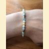 Bracelet "minéral fin" morganite