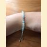 Bracelet "minéral fin" morganite