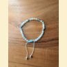 Bracelet "minéral fin" morganite