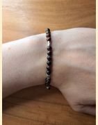 Bracelet "minéral fin" œil de taureau