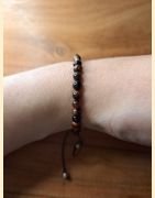 Bracelet "minéral fin" œil de taureau