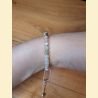 Bracelet "minéral fin" opale rose