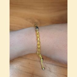 Bracelet "minéral fin" en citrine