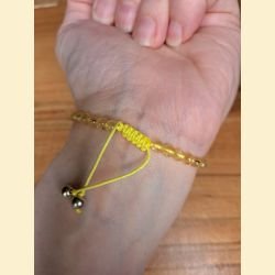 Bracelet "minéral fin" en citrine