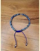 Bracelet "minéral fin" en sodalite