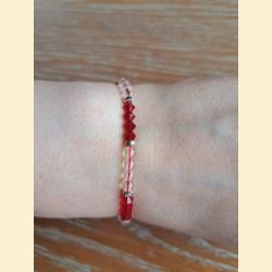 Bracelet "minéral et cristal" cristal de roche