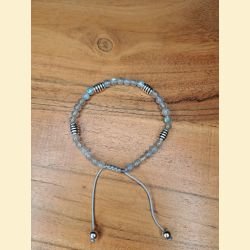 Bracelet "minéral fin" labradorite