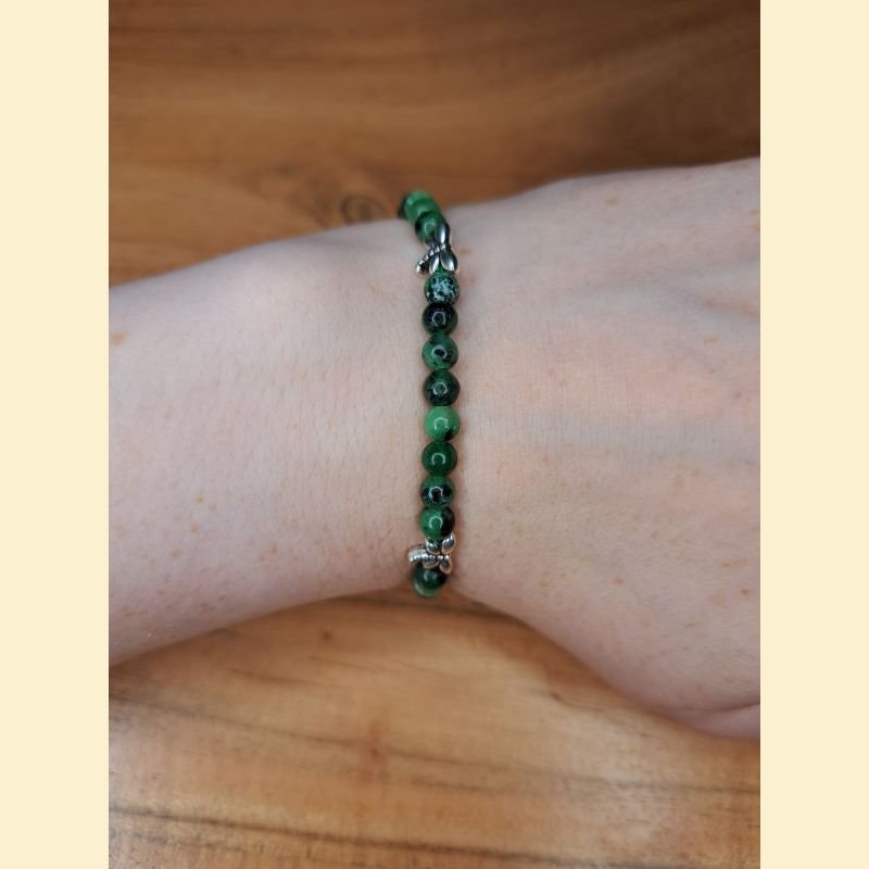 Bracelet "minéral fin" en rubis zoiste Bracelet "minéral fin" en rubis zoiste