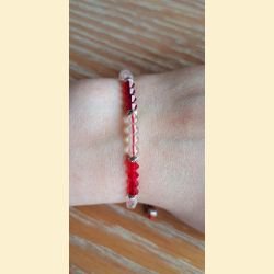 Bracelet "minéral et cristal" cristal de roche