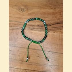 Bracelet "minéral fin" en rubis zoiste