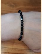 Bracelet "minéral fin" en œil de faucon
