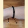 Bracelet "minéral fin" en œil de faucon