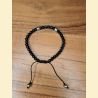 Bracelet "minéral fin" en œil de faucon