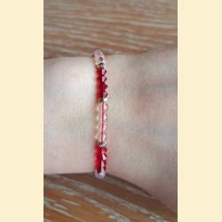 Bracelet "minéral et cristal" cristal de roche