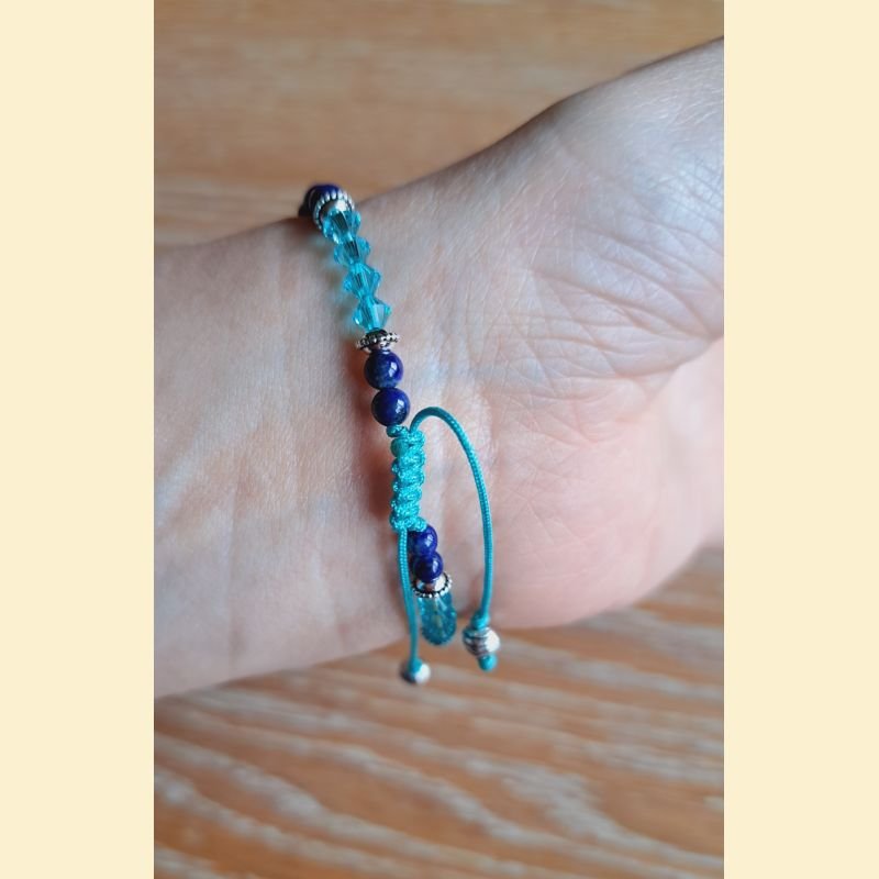 Bracelet "minéral et cristal" lapis lazuli