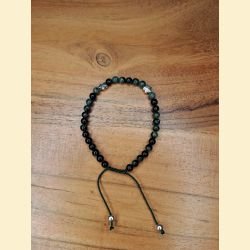 Bracelet "minéral fin" en jaspe kambaba
