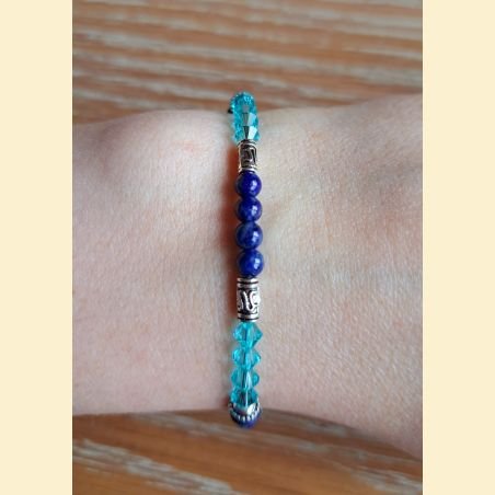 Bracelet "minéral et cristal" lapis lazuli