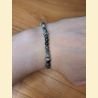 Bracelet "minéral fin" en larvikite
