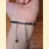 Bracelet "minéral fin" en larvikite