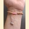 Bracelet "minéral fin" rhodonite