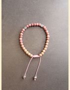 Bracelet "minéral fin" rhodonite