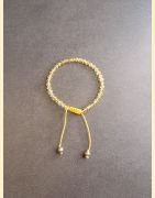 Bracelet "minéral et cristal" citrine