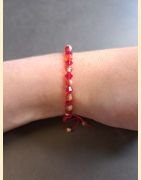 Bracelet "minéral et cristal" cornaline