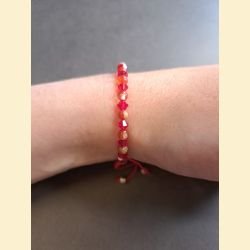 Bracelet "minéral et cristal" cornaline