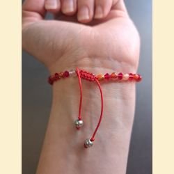 Bracelet "minéral et cristal" cornaline