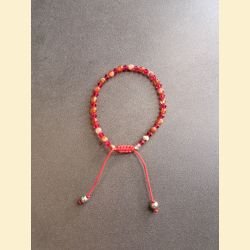 Bracelet "minéral et cristal" cornaline