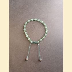 Bracelet "minéral et cristal" aventurine verte