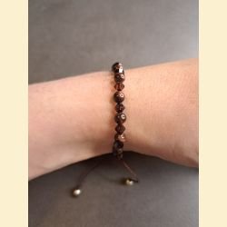 Bracelet "minéral et cristal" œil de taureau