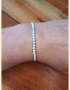 Bracelet "minéral étincelant" howlite