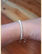 Bracelet "minéral étincelant" howlite