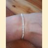 Bracelet "minéral étincelant" pierre de lune