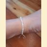 Bracelet "minéral étincelant" pierre de lune