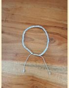 Bracelet "minéral étincelant" pierre de lune