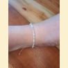 Bracelet "minéral étincelant" morganite