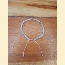 Bracelet "minéral étincelant" morganite