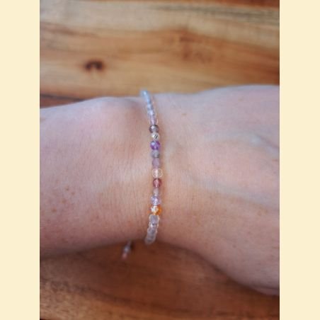 Bracelet "minéral étincelant" super seven