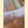 Bracelet "minéral étincelant" rhodonite