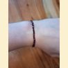 Bracelet "minéral étincelant" grenat