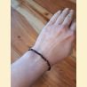 Bracelet "minéral étincelant" grenat