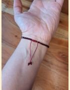 Bracelet "minéral étincelant" grenat