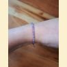 Bracelet "minéral étincelant" améthyste
