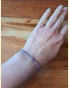 Bracelet "minéral étincelant" améthyste